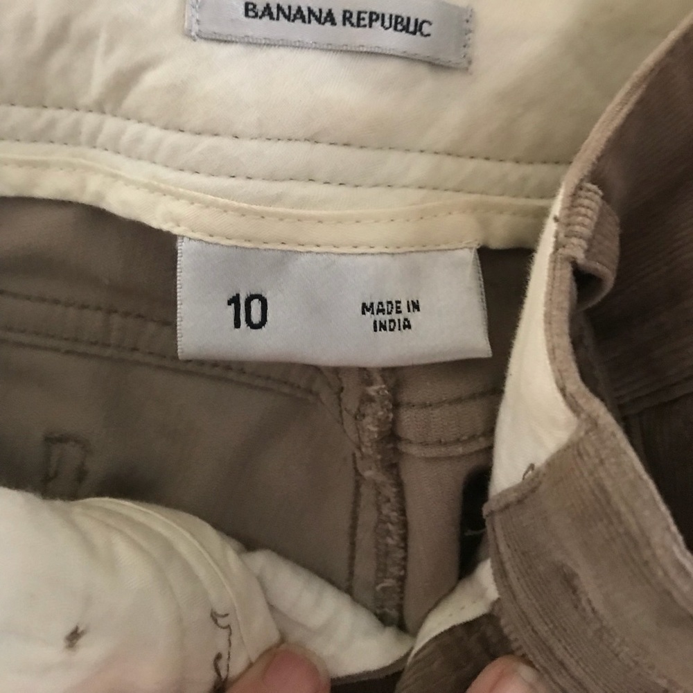 Tan cord pants